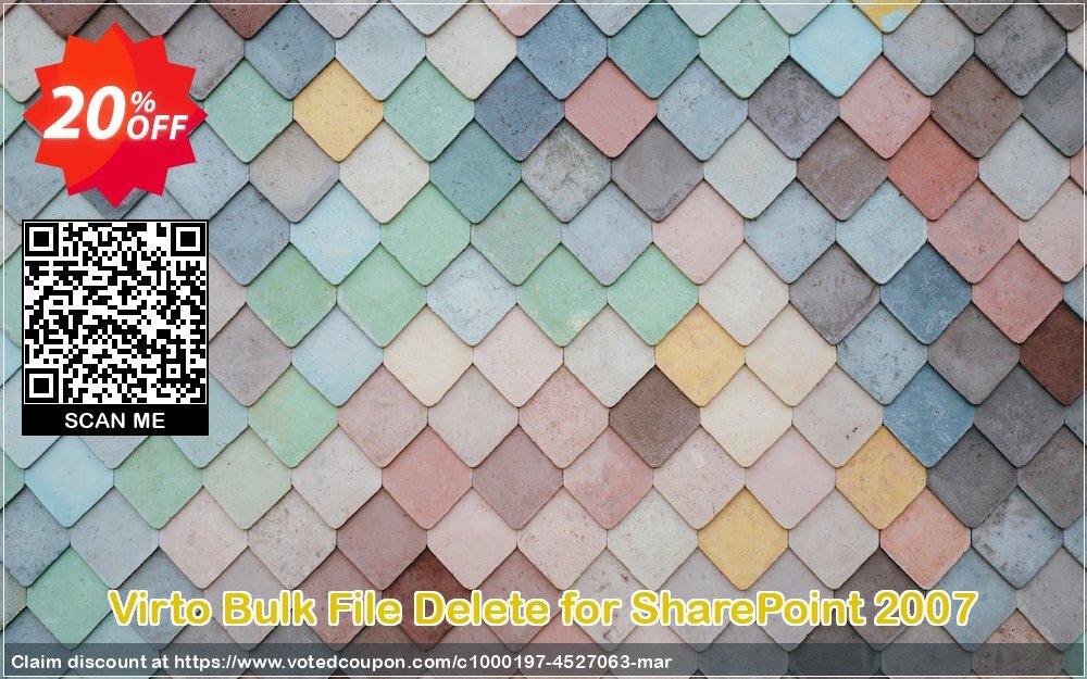 Virto Bulk File Delete for SharePoint 2007 Coupon, discount Virto Bulk File Delete for SharePoint 2007 wonderful discounts code 2024. Promotion: wonderful discounts code of Virto Bulk File Delete for SharePoint 2007 2024