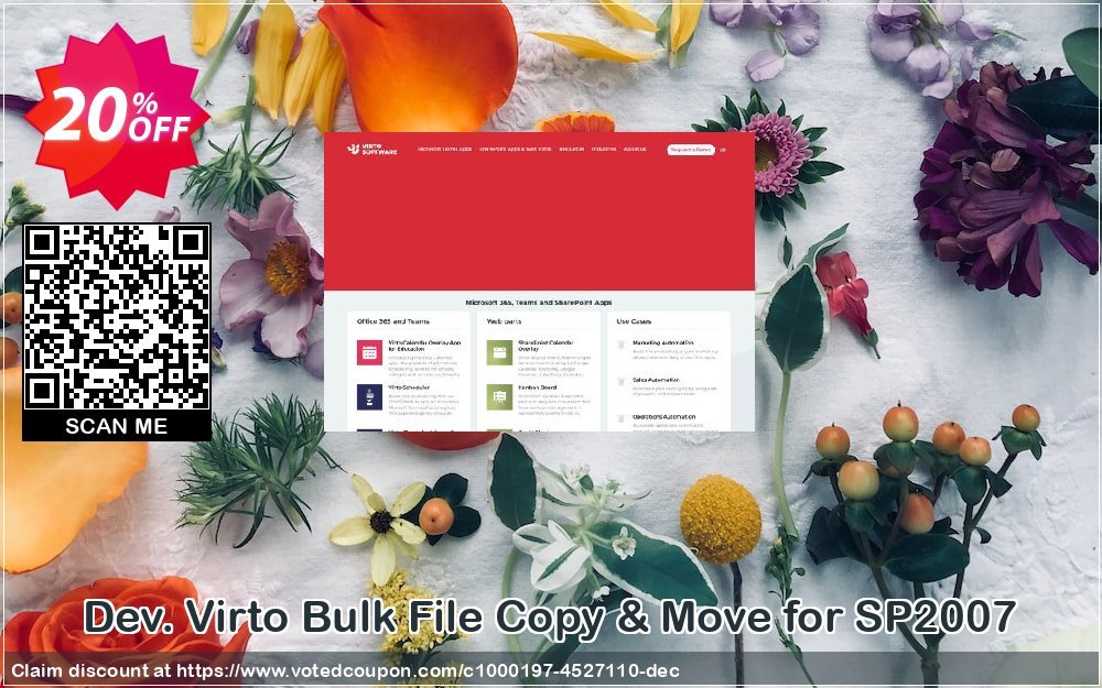 Dev. Virto Bulk File Copy & Move for SP2007 Coupon, discount Dev. Virto Bulk File Copy & Move for SP2007 amazing discount code 2024. Promotion: amazing discount code of Dev. Virto Bulk File Copy & Move for SP2007 2024