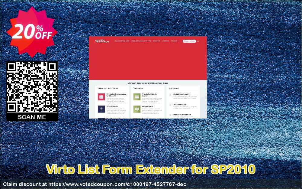 Virto List Form Extender for SP2010 Coupon, discount Virto List Form Extender for SP2010 awful offer code 2024. Promotion: awful offer code of Virto List Form Extender for SP2010 2024