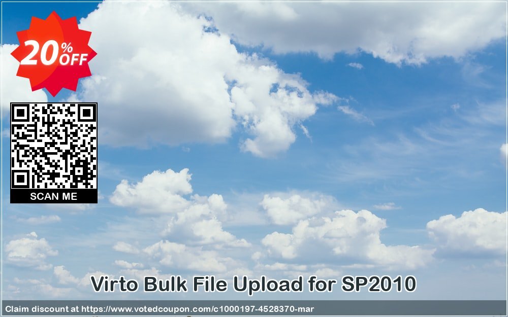 Virto Bulk File Upload for SP2010 Coupon Code Apr 2024, 20% OFF - VotedCoupon