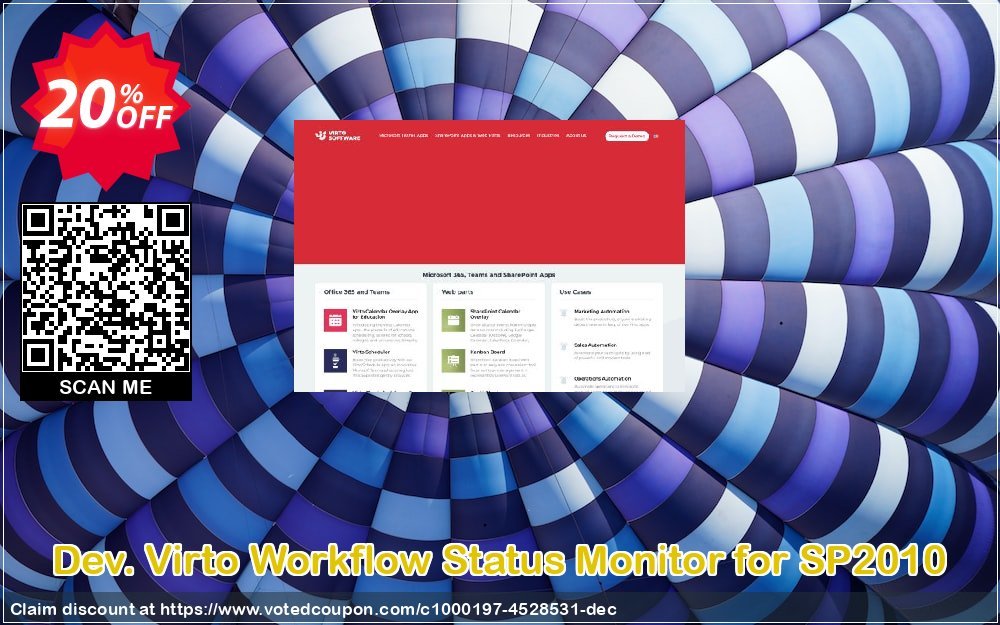 Dev. Virto Workflow Status Monitor for SP2010 Coupon Code Apr 2024, 20% OFF - VotedCoupon