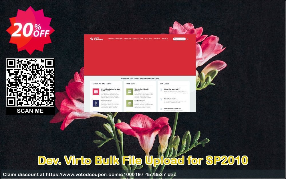 Dev. Virto Bulk File Upload for SP2010 Coupon Code Apr 2024, 20% OFF - VotedCoupon