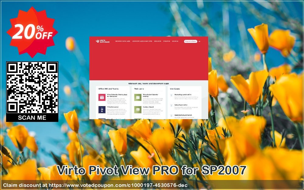 Virto Pivot View PRO for SP2007 Coupon, discount Virto Pivot View PRO for SP2007 best promo code 2024. Promotion: best promo code of Virto Pivot View PRO for SP2007 2024