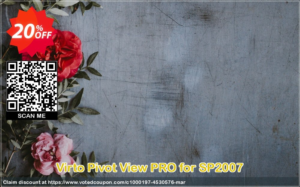 Virto Pivot View PRO for SP2007 Coupon, discount Virto Pivot View PRO for SP2007 best promo code 2024. Promotion: best promo code of Virto Pivot View PRO for SP2007 2024