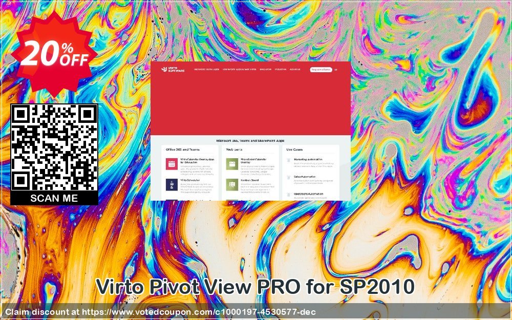 Virto Pivot View PRO for SP2010 Coupon, discount Virto Pivot View PRO for SP2010 big discounts code 2024. Promotion: big discounts code of Virto Pivot View PRO for SP2010 2024
