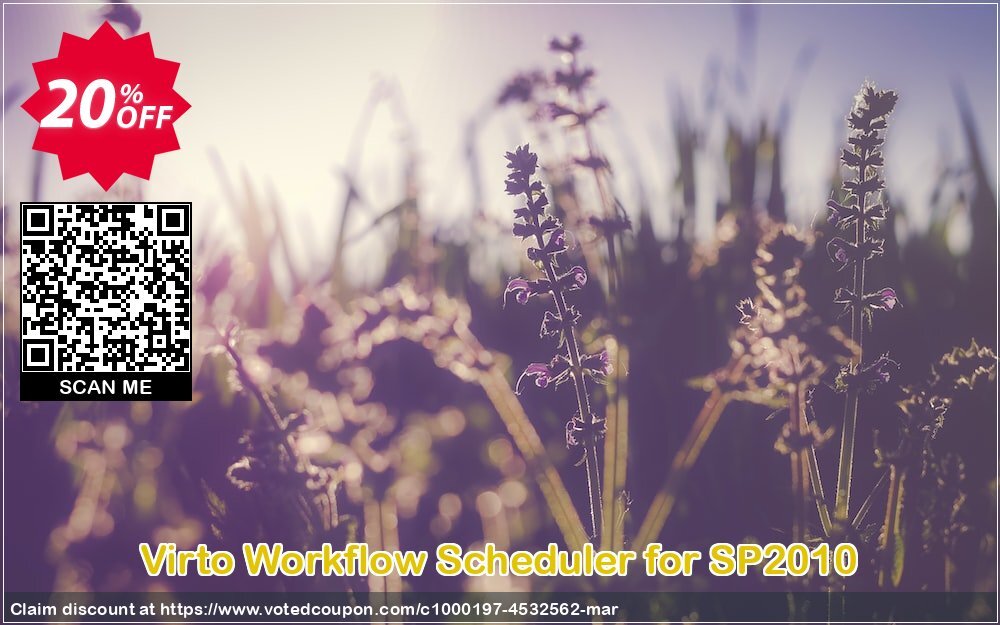 Virto Workflow Scheduler for SP2010 Coupon, discount Virto Workflow Scheduler for SP2010 stunning offer code 2024. Promotion: stunning offer code of Virto Workflow Scheduler for SP2010 2024