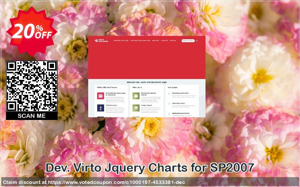 Dev. Virto Jquery Charts for SP2007 Coupon Code Apr 2024, 20% OFF - VotedCoupon