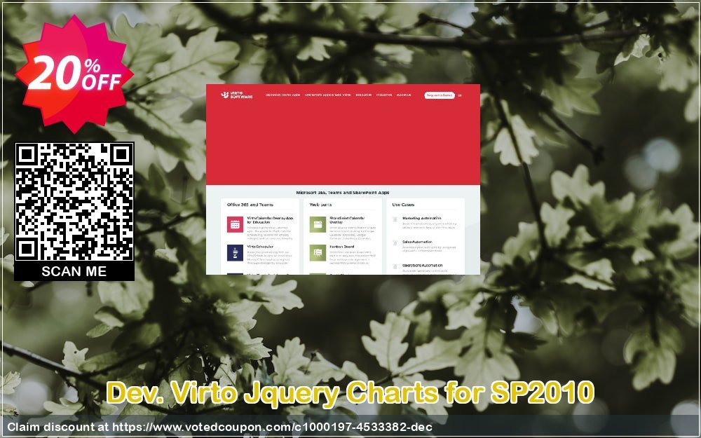 Dev. Virto Jquery Charts for SP2010 Coupon Code Apr 2024, 20% OFF - VotedCoupon