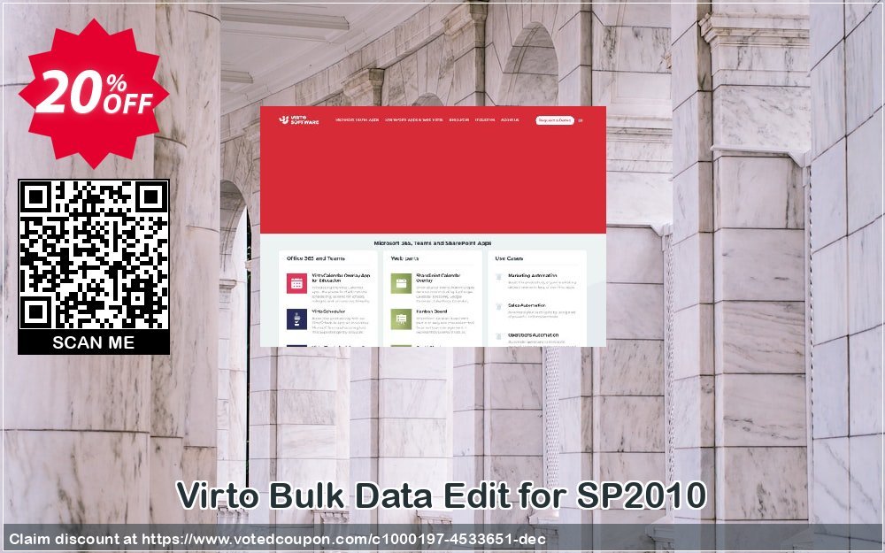 Virto Bulk Data Edit for SP2010 Coupon Code Apr 2024, 20% OFF - VotedCoupon