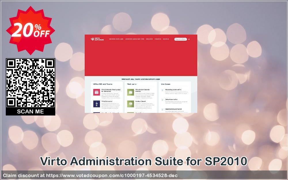 Virto Administration Suite for SP2010 Coupon Code Apr 2024, 20% OFF - VotedCoupon