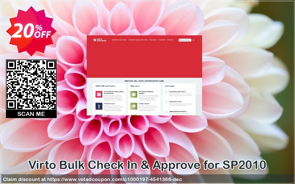 Virto Bulk Check In & Approve for SP2010 Coupon Code Apr 2024, 20% OFF - VotedCoupon