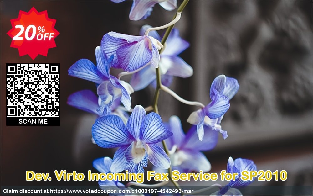 Dev. Virto Incoming Fax Service for SP2010 Coupon, discount Dev. Virto Incoming Fax Service for SP2010 special sales code 2024. Promotion: special sales code of Dev. Virto Incoming Fax Service for SP2010 2024