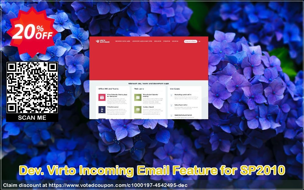 Dev. Virto Incoming Email Feature for SP2010 Coupon Code Apr 2024, 20% OFF - VotedCoupon