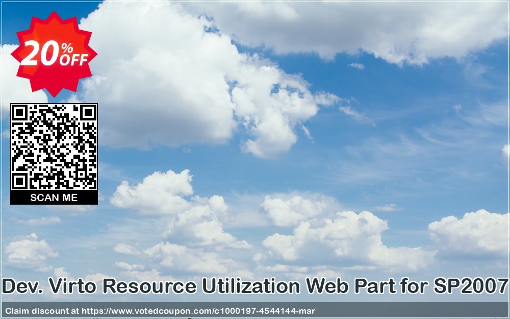 Dev. Virto Resource Utilization Web Part for SP2007 Coupon Code Apr 2024, 20% OFF - VotedCoupon