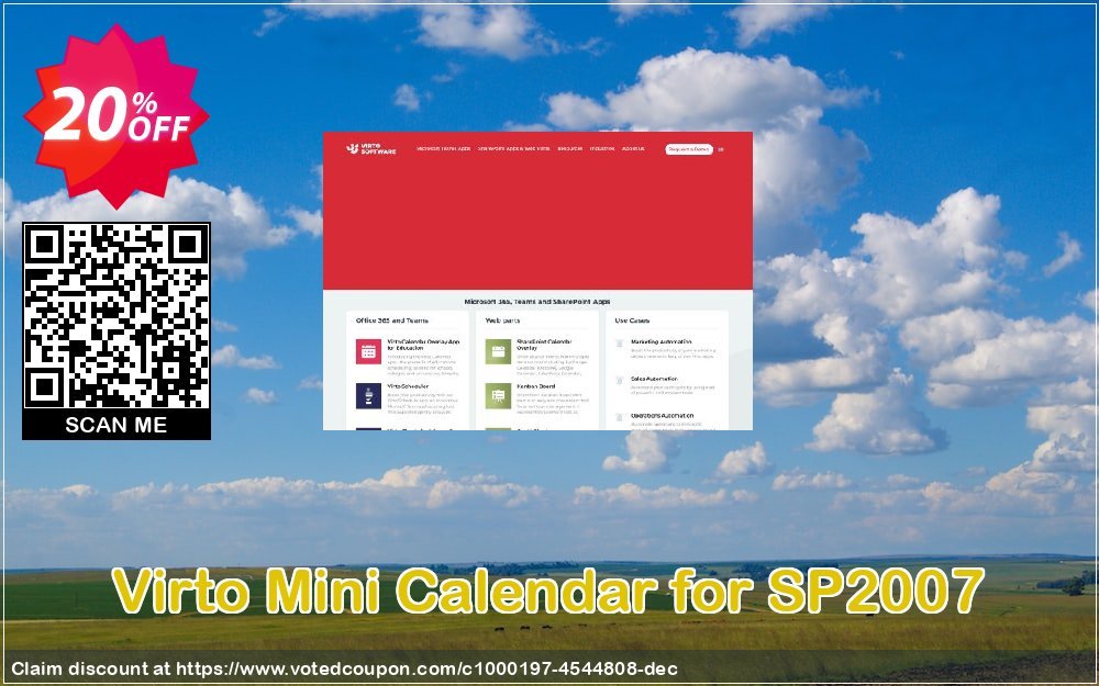 Virto Mini Calendar for SP2007 Coupon Code May 2024, 20% OFF - VotedCoupon
