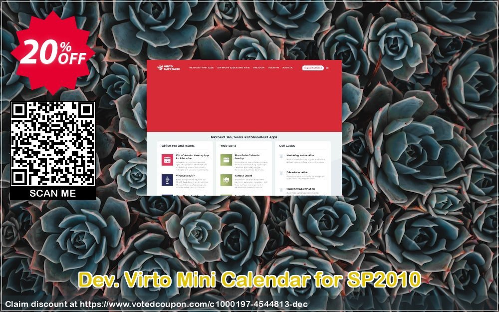 Dev. Virto Mini Calendar for SP2010 Coupon Code Apr 2024, 20% OFF - VotedCoupon