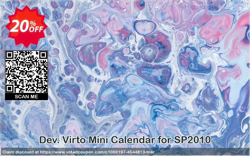 Dev. Virto Mini Calendar for SP2010 Coupon, discount Dev. Virto Mini Calendar for SP2010 best discount code 2024. Promotion: best discount code of Dev. Virto Mini Calendar for SP2010 2024