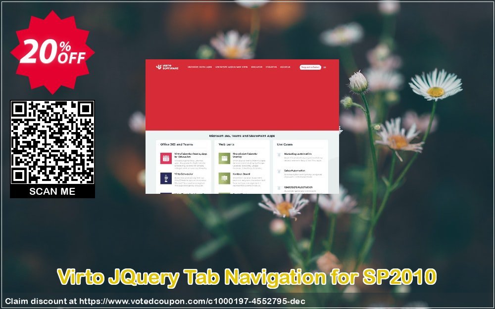 Virto JQuery Tab Navigation for SP2010 Coupon Code Apr 2024, 20% OFF - VotedCoupon