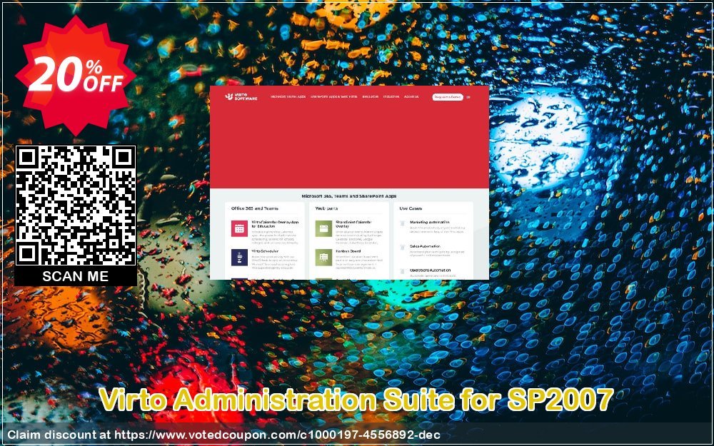 Virto Administration Suite for SP2007 Coupon, discount Virto Administration Suite for SP2007 exclusive sales code 2024. Promotion: exclusive sales code of Virto Administration Suite for SP2007 2024