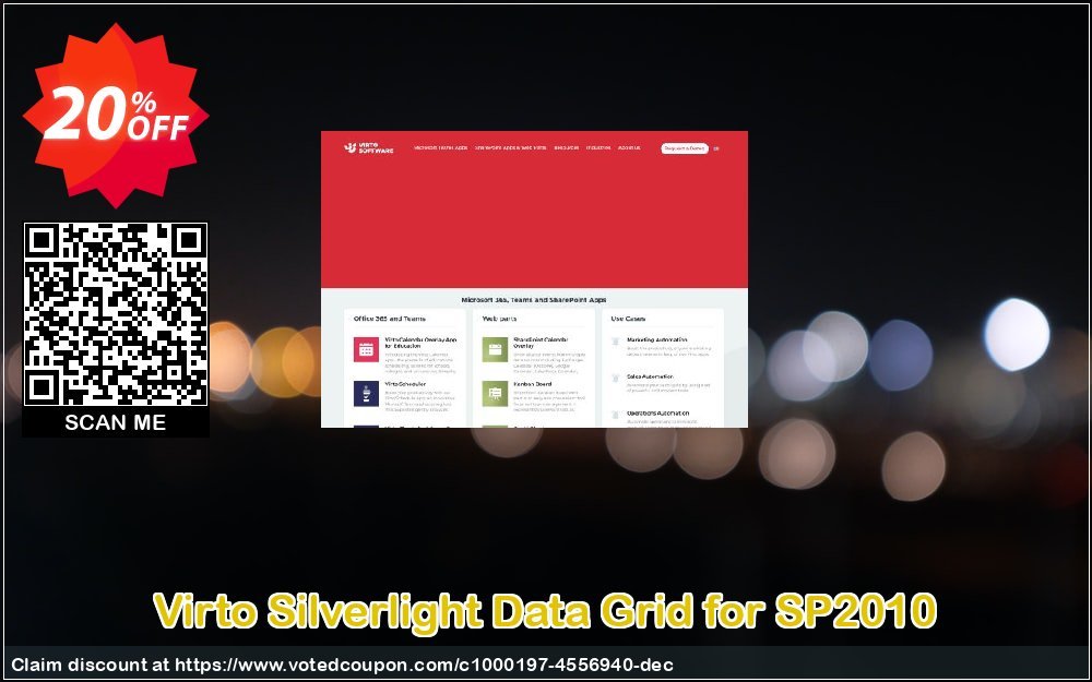 Virto Silverlight Data Grid for SP2010 Coupon Code Apr 2024, 20% OFF - VotedCoupon