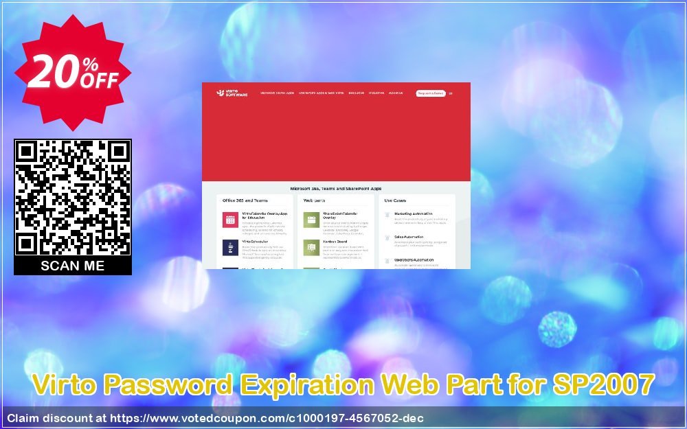 Virto Password Expiration Web Part for SP2007 Coupon Code May 2024, 20% OFF - VotedCoupon
