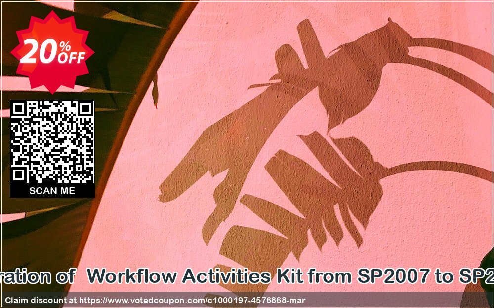 Migration of  Workflow Activities Kit from SP2007 to SP2010 Coupon, discount Migration of  Workflow Activities Kit from SP2007 to SP2010 excellent discounts code 2024. Promotion: excellent discounts code of Migration of  Workflow Activities Kit from SP2007 to SP2010 2024