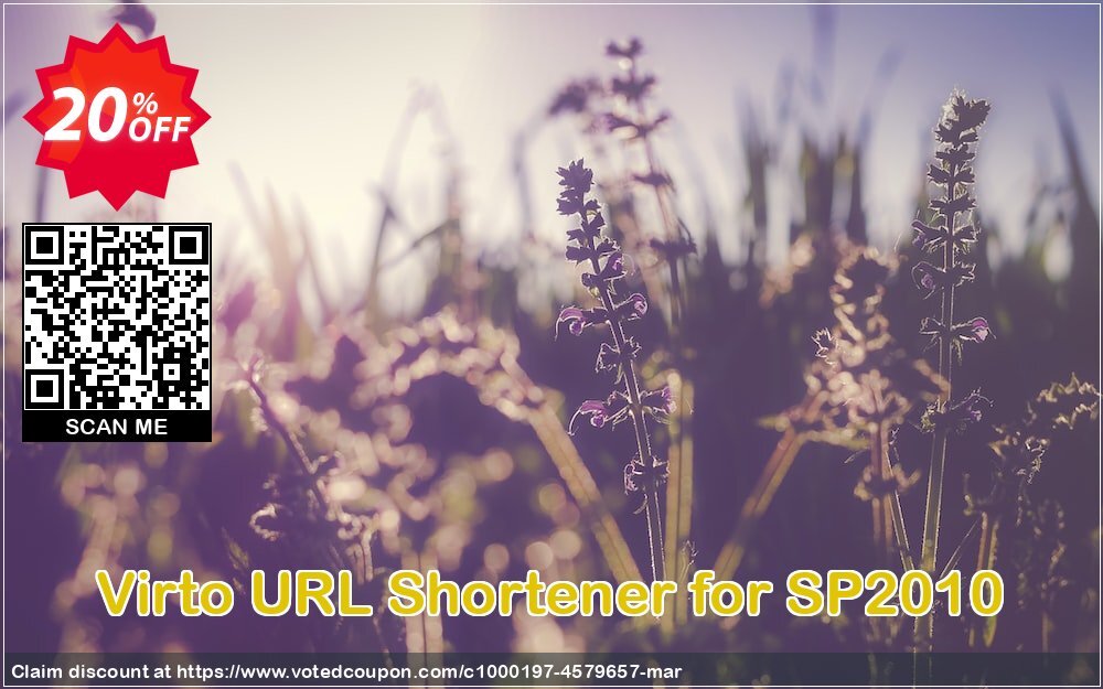 Virto URL Shortener for SP2010 Coupon, discount Virto URL Shortener for SP2010 super deals code 2024. Promotion: super deals code of Virto URL Shortener for SP2010 2024