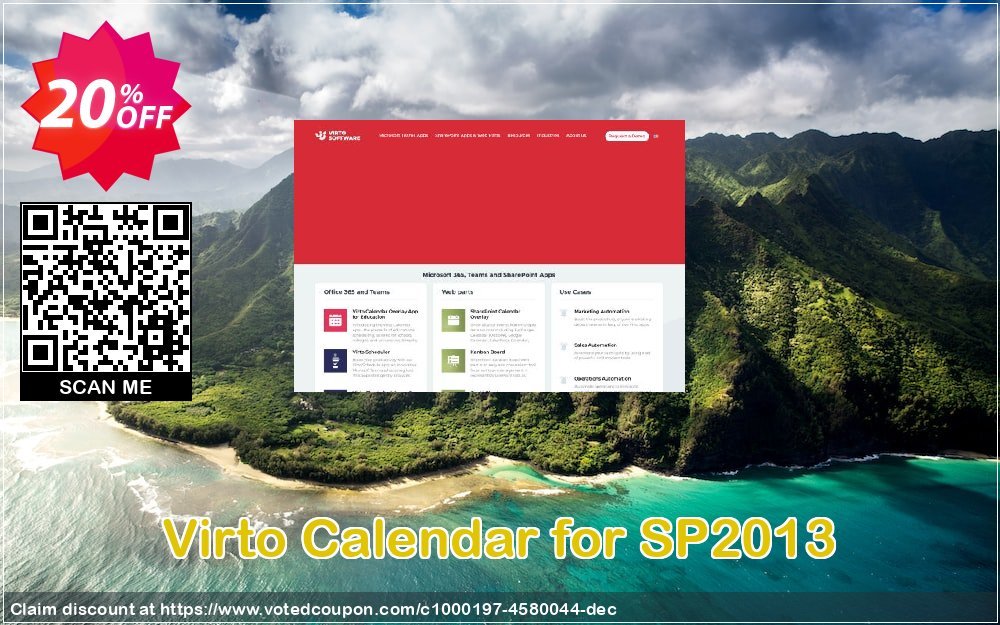 Virto Calendar for SP2013 Coupon, discount Virto Calendar for SP2013 wondrous discount code 2024. Promotion: wondrous discount code of Virto Calendar for SP2013 2024