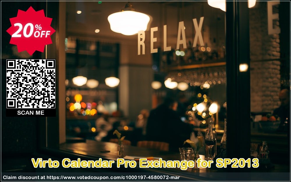 Virto Calendar Pro Exchange for SP2013 Coupon Code Apr 2024, 20% OFF - VotedCoupon