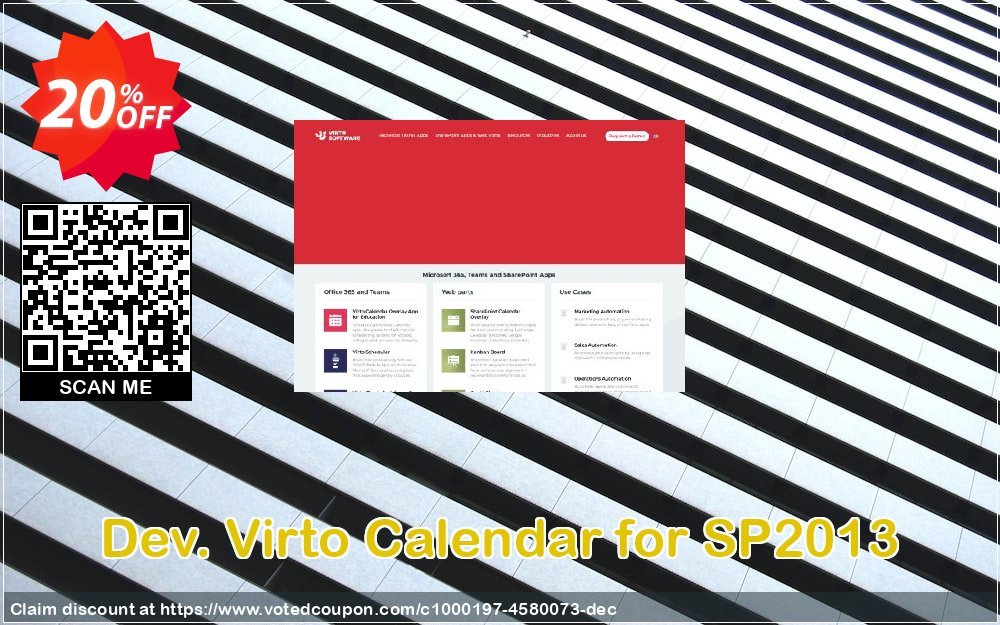 Dev. Virto Calendar for SP2013 Coupon Code May 2024, 20% OFF - VotedCoupon