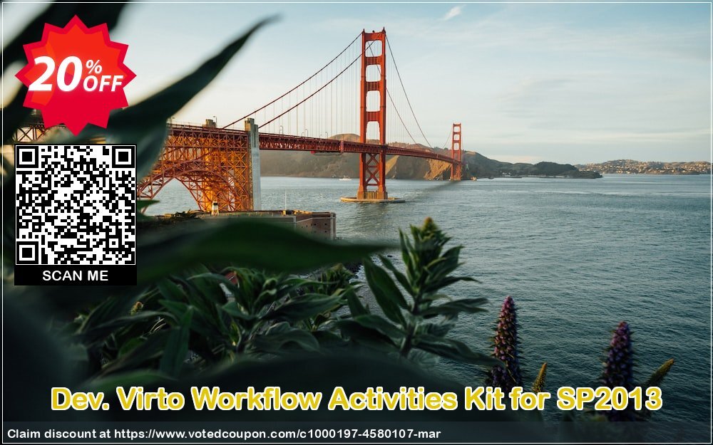 Dev. Virto Workflow Activities Kit for SP2013 Coupon, discount Dev. Virto Workflow Activities Kit for SP2013 impressive discount code 2024. Promotion: impressive discount code of Dev. Virto Workflow Activities Kit for SP2013 2024