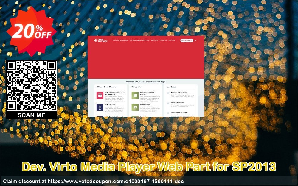 Dev. Virto Media Player Web Part for SP2013 Coupon Code Apr 2024, 20% OFF - VotedCoupon