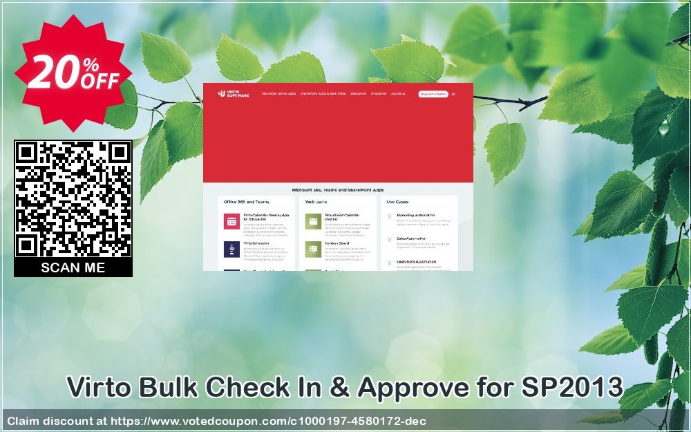 Virto Bulk Check In & Approve for SP2013 Coupon Code May 2024, 20% OFF - VotedCoupon