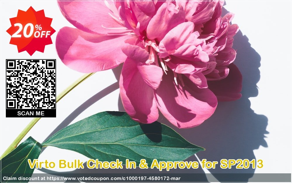 Virto Bulk Check In & Approve for SP2013 Coupon, discount Virto Bulk Check In & Approve for SP2013 stunning discounts code 2024. Promotion: stunning discounts code of Virto Bulk Check In & Approve for SP2013 2024