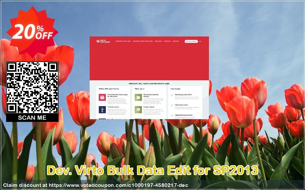 Dev. Virto Bulk Data Edit for SP2013 Coupon, discount Dev. Virto Bulk Data Edit for SP2013 amazing deals code 2024. Promotion: amazing deals code of Dev. Virto Bulk Data Edit for SP2013 2024