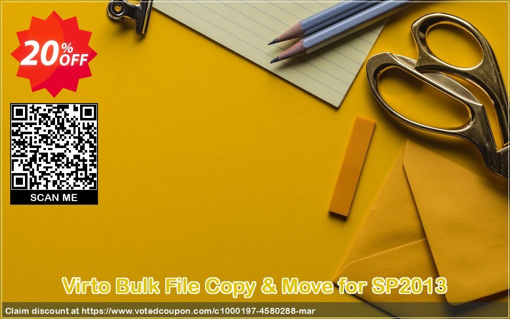 Virto Bulk File Copy & Move for SP2013 Coupon, discount Virto Bulk File Copy & Move for SP2013 staggering offer code 2024. Promotion: staggering offer code of Virto Bulk File Copy & Move for SP2013 2024