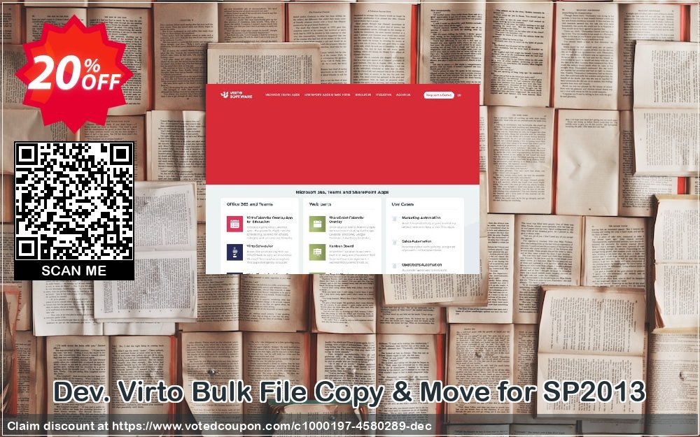 Dev. Virto Bulk File Copy & Move for SP2013 Coupon, discount Dev. Virto Bulk File Copy & Move for SP2013 imposing discount code 2024. Promotion: imposing discount code of Dev. Virto Bulk File Copy & Move for SP2013 2024