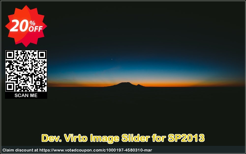 Dev. Virto Image Slider for SP2013 Coupon, discount Dev. Virto Image Slider for SP2013 stunning discount code 2024. Promotion: stunning discount code of Dev. Virto Image Slider for SP2013 2024