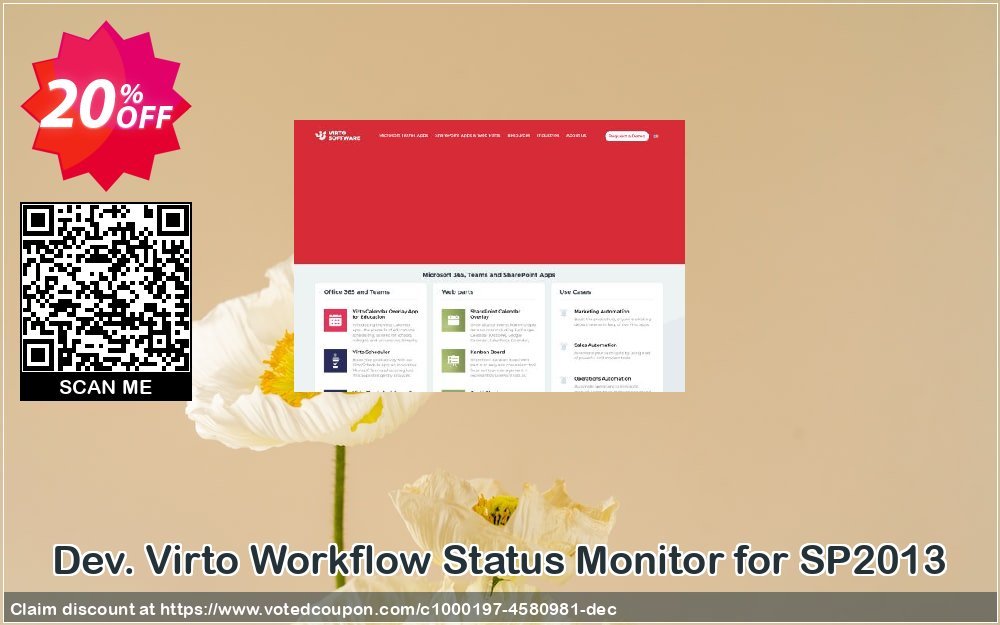 Dev. Virto Workflow Status Monitor for SP2013 Coupon Code Apr 2024, 20% OFF - VotedCoupon