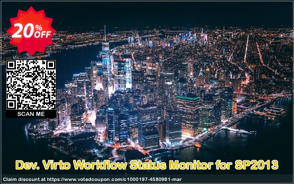 Dev. Virto Workflow Status Monitor for SP2013 Coupon Code Apr 2024, 20% OFF - VotedCoupon