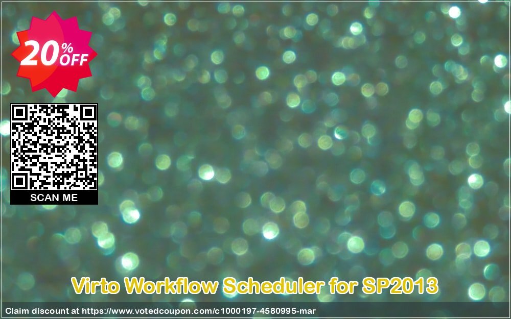 Virto Workflow Scheduler for SP2013 Coupon, discount Virto Workflow Scheduler for SP2013 special offer code 2024. Promotion: special offer code of Virto Workflow Scheduler for SP2013 2024