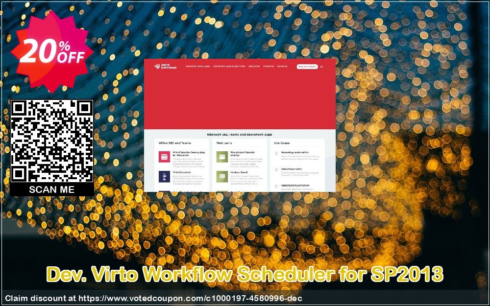 Dev. Virto Workflow Scheduler for SP2013 Coupon, discount Dev. Virto Workflow Scheduler for SP2013 exclusive discount code 2024. Promotion: exclusive discount code of Dev. Virto Workflow Scheduler for SP2013 2024