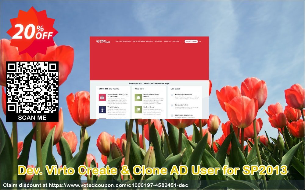 Dev. Virto Create & Clone AD User for SP2013 Coupon Code Apr 2024, 20% OFF - VotedCoupon