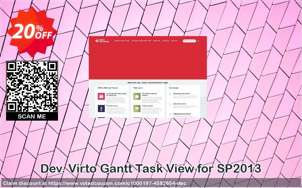 Dev. Virto Gantt Task View for SP2013 Coupon Code Apr 2024, 20% OFF - VotedCoupon