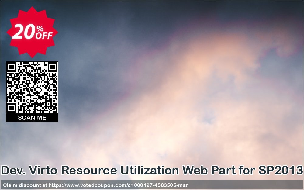 Dev. Virto Resource Utilization Web Part for SP2013 Coupon, discount Dev. Virto Resource Utilization Web Part for SP2013 wonderful promotions code 2024. Promotion: wonderful promotions code of Dev. Virto Resource Utilization Web Part for SP2013 2024