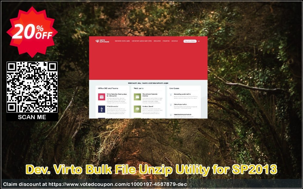 Dev. Virto Bulk File Unzip Utility for SP2013 Coupon Code May 2024, 20% OFF - VotedCoupon