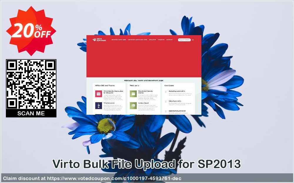 Virto Bulk File Upload for SP2013 Coupon, discount Virto Bulk File Upload for SP2013 exclusive sales code 2024. Promotion: exclusive sales code of Virto Bulk File Upload for SP2013 2024