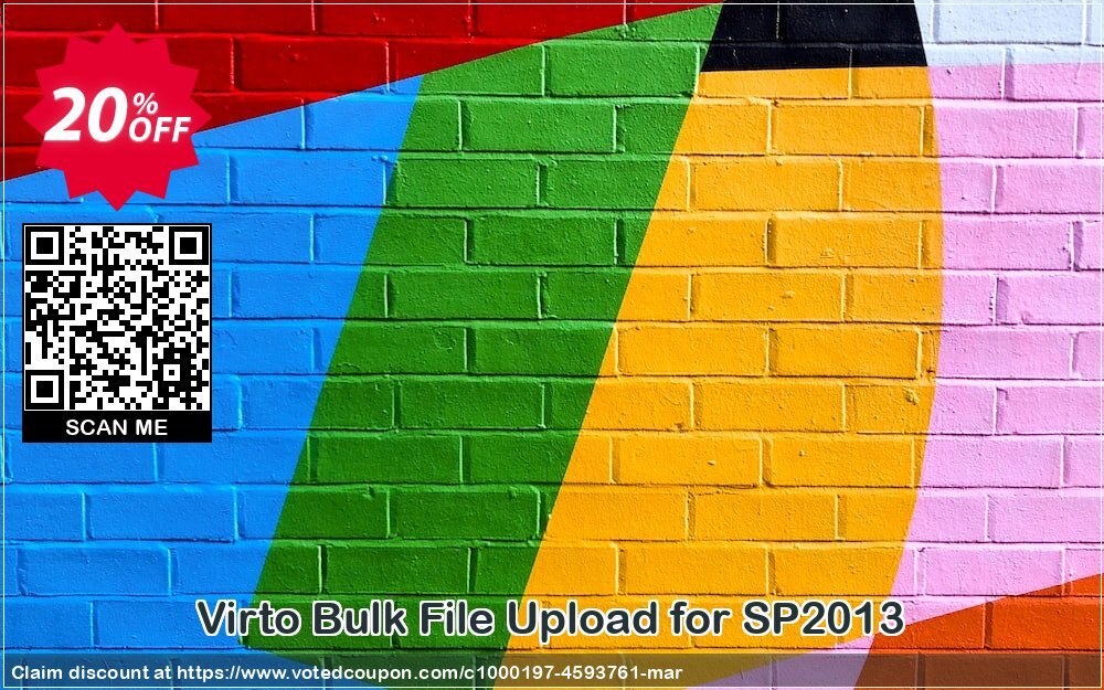 Virto Bulk File Upload for SP2013 Coupon, discount Virto Bulk File Upload for SP2013 exclusive sales code 2024. Promotion: exclusive sales code of Virto Bulk File Upload for SP2013 2024