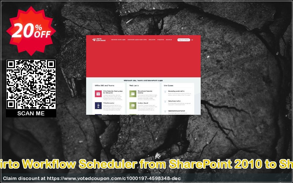 Migration of Virto Workflow Scheduler from SharePoint 2010 to SharePoint 2013 Coupon, discount Migration of Virto Workflow Scheduler from SharePoint 2010 to SharePoint 2013 fearsome offer code 2024. Promotion: fearsome offer code of Migration of Virto Workflow Scheduler from SharePoint 2010 to SharePoint 2013 2024