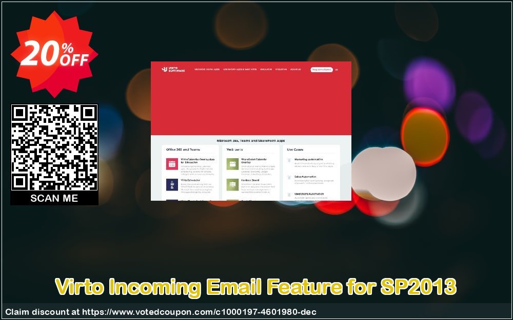Virto Incoming Email Feature for SP2013 Coupon Code Apr 2024, 20% OFF - VotedCoupon